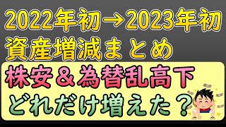 【資産公開】2022年 一年間の資産推移【会社員共働き】