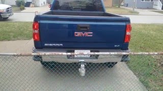 2015 GMC Sierra 6.2 - Borla Touring Cat Back Exhaust - Cold start + Rev