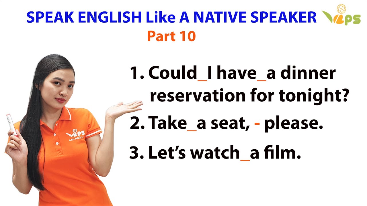 Speak English Like A Native Speaker Part 10 - YouTube