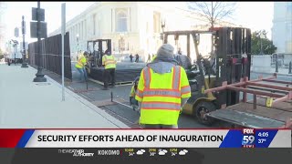 Security ramping up in the US Capitol ahead of Inauguration Day