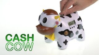 Cash Cow Electronic Talking Bank and Game