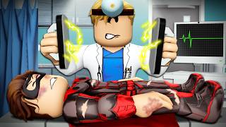 He SAVED A SUPERHEROS Life! (A Roblox Movie)