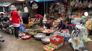 Krong Takhmao Market's Foods,Food Tour of cambodia's Markets,Lifestyle