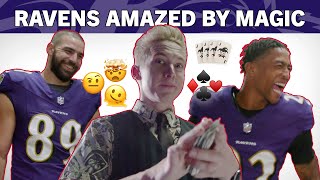 Baltimore Magician Amazes Ravens Players |  Baltimore Ravens