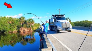 I Drove 8 Hours to Fish This Crazy Florida Bridge!