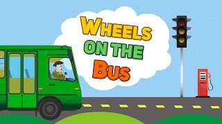 Wheels on the Bus | Nursery Rhymes & Kids Songs | kids learning TV