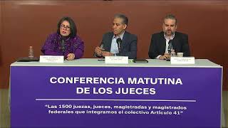 Conferencia Matutina de los Jueces | Viernes 31 de enero de 2025.