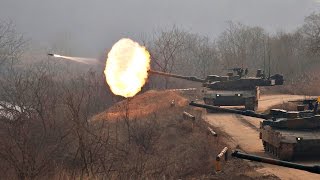 K2 Black Panther Live Fire 4K 360º - ROK Army - ROKA 360 Graus - ROK Armed Forces Military Power