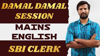 DAMAL DAMAL SESSION - ENGLISH | SBI CLERK MAINS | DAY - 27 | CRACK WITH JACK | MR.ABITH