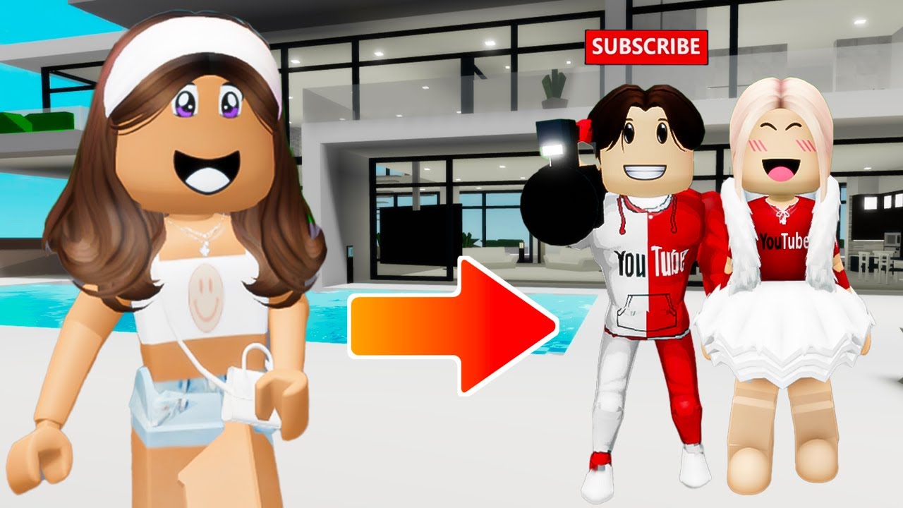 Adopted By A Youtube Family Brookhaven Roleplay Youtube