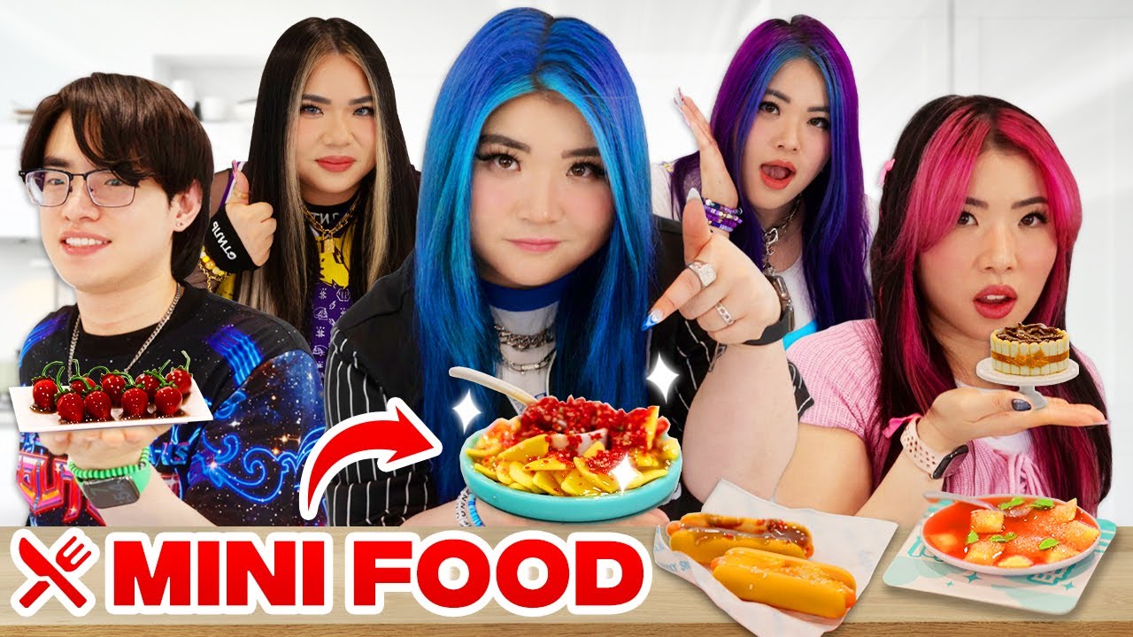 Krew Makes Mini Food Challenge Youtube