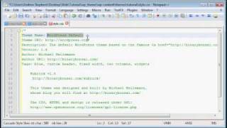 WordPress Theme Tutorial: Part 1 - Setup