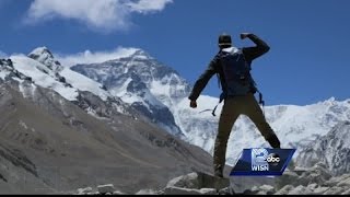 War amputee climbs to new heights, conquers Mt. Everest