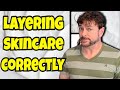 How To Layer Skincare Products & Ingredients Correctly | Chris Gibson