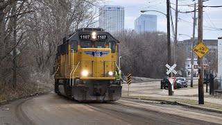 Street Running and Switchbacks: UP Local in Downtown Milwaukee