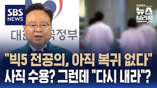 '사직 수용' 퇴로 열었는데 \