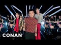 J.Y. Park "Fire" feat. Conan O'Brien & Steven Yeun & Jimin Park M/V