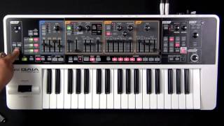 Roland Gaia SH-01 - How to Assign Parameters to the D Beam