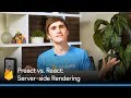 Preact vs. React (Server-side Rendering with JavaScript Frameworks)