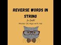 Reverse Words in a String in Swift (Leetcode #151)
