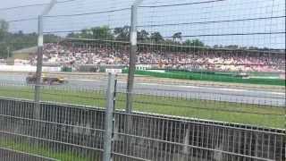 Maldonado Ausrutscher in Q3 Hockenheim 2012 Innentribüne A (Zone 3)