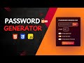🔐 Create a Stylish Password Generator with HTML, CSS & JS! | Code Guy | #trending #webdevelopment