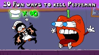 10 Fun Ways for Peppina to Kill Pepperman in Pizza Tower