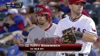 ARI@TEX: Gosewisch singles for first career hit