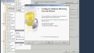 MS SQL Server 2012 Database Mirroring