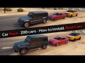How to install 200 Real Cars in GTA 5! (2025) How to replace All Traffic in GTA V! GTA 5 Car Pack