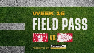 Kansas City Chiefs vs. Las Vegas Raiders Week 16 Preview | Field Pass