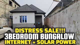 #45million DISTRESS SALE 3BEDROOM BUNGALOW with INTERNET and SOLAR POWER IBEJU-LEKKI LAGOS NIGERIA