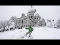 I love Paris in the snowfall: skiing in the city