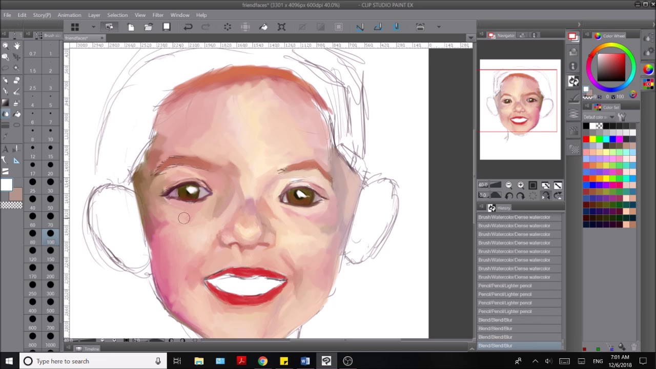 Portrait Speedpaint Youtube