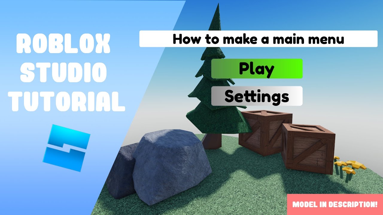 How To Make Simple Main Menu Screen With Camera - Roblox Studio 2022 ...