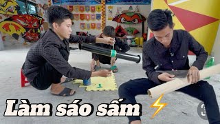 Quy trình làm sáo sấm đánh ùm ùm và cái kết |Diều Sáo Hieu Tony #dieusao #hieutony #0364389835