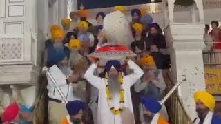 @LiveA1 Amrit vele Di Mariada Hukamnama Sahib ji from Shri Darbar Sahib, Amritsar