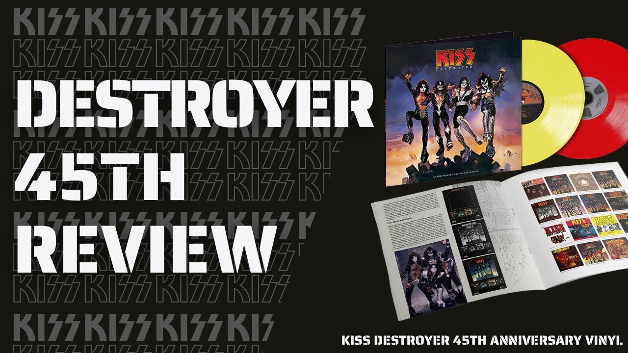 KISS Destroyer 45th Anniversary Limited Deluxe Edition LP Unboxing And ...