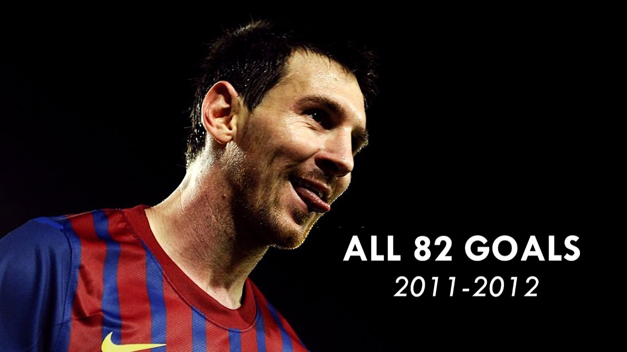 Lionel Messi - All 82 Goals In 2011/2012 - With Commentaries - YouTube