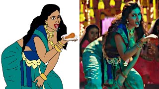 Zari Zari Panche Katti Full Song Drawing Meme | Ft. Maanas,Vishnu Priya | Sara Sara Pamba