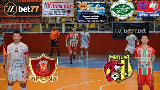 Santa Mariana/Bet77 Futsal X Imbituva Futsal   ao vivo  - paranaense serie bronze  2022