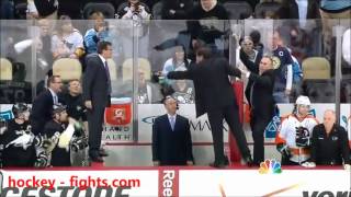 Hockeyfighters.cz  Wayne Simmonds vs Deryk Engelland.wmv