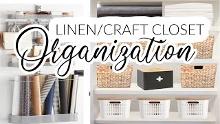 CRAFT CLOSET ORGANIZATION | CRICUT JOY AND THE CONTAINER STORE