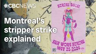 What are Montreal strippers asking for this F1 weekend, as some strike while others work