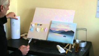 Live Online Art Classes Webinar - Oil Painting Sunset Pt1