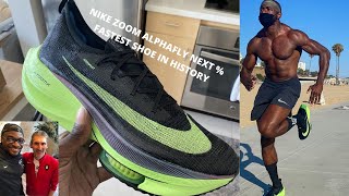 Nike Air Zoom Alphafly NEXT% Full Review! Eliud Kipchoge's 1:59:40 MARATHON SHOES FASTEST SHOES EVER