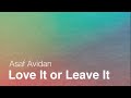 asaf avidan love it or leave it