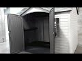 keter outdoor backyard garden storage shed at costco