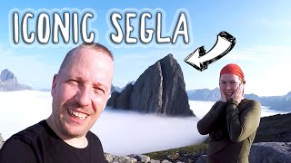 Problems with the VAN? // HIKING HESTEN mountain to see SEGLA peak // Vanlife Norway 🇧🇻