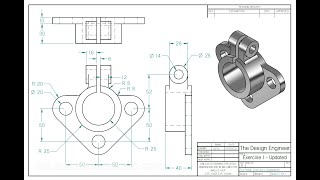 Solid Edge 2023 Tutorial - Exercise 1 (Updated)